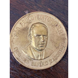 Medalha Moeda Sao Paulo Editora Saverio D agostino Antiga