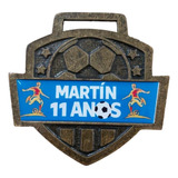 Medalha Personalizadas Futebol 35 Unid Ouro
