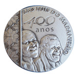 Medalha Prata 900 São Luiz Maranhão 400 Anos 2012 50mm