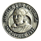 Medalha Prata Itália 1992 Descobrimento Da