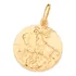 Medalha São Jorge Folheada A Ouro 18k Rommanel 542707
