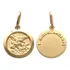 Medalha São Miguel Arcanjo Ouro 18k 750 1,2gr Maciça Redondo