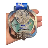 Medalhas Personalizadas Futebol Aniversario 100 Unidades