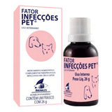 Medicamento Homeopático Fator Infecções Pet Arenales 26g