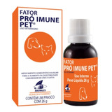 Medicamento Homeopático Fator Pro Imune Pet Arenales 26g