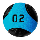 Medicine Ball 2kg Bola Crossfit Borracha Natural Liveup Pro