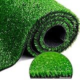 Medida 2-00 X 1-50m - Grama Sintética SoftGrass 12mm - Verde