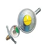 Medido Gás Manômetro Registro Regulado Válvula Cozinha Vazão De 2kg-h Ideal Para Fogão E Cooktop De 5 A 6 Bocas