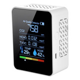Medidor 5 Em 1 Qualidade Ar C02 Hcho Tvo Temperatura Umidade