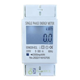 Medidor Consumo De Energia Monofásico 220v 80a Compacto