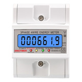 Medidor Consumo Energia Trifasica 110 220v 100a Kwh 4fios