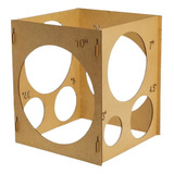 Medidor De Balões Bexigas Bolas Balão Mdf Desmontável 3 A 10