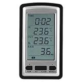 Medidor De Chuva Digital Sem Fio Registrador De Temperatura De Transmissão RCC Doméstico Pluviômetro Sem Fio Para Pluviômetros Internos E Externos
