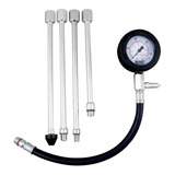 Medidor De Compressão De Cilindro Carros E Motos 4 Adaptador