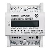 Medidor De Consumo Energia Kwh Individualizador Digital 110v 220v 100a Trifásico Bivolt