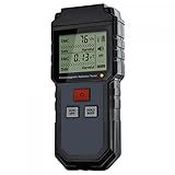 Medidor De EMF Detector De Radiação Eletromagnético 5HZ 3500MHz Luz De Alarme LCD Digital Para Testes De Fantasma O