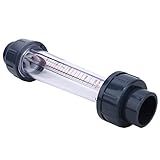 Medidor De Fluxo Medidor De Fluxo De água Líquida Tipo Tubo De Plástico De Alta Precisão 250 2500L H Instrumento De Medidor De Taxa De Fluxo De Líquido Plástico ABS Líquido E