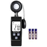 Medidor De Luz- Medidor Portátil De Lux Para Fotografia E Cultivo De Plantas- Fotômetro Digital- Alcance De Até 200-000 Lux- Sensor De Iluminação Fotográfica Com Retenção De Dados MáX-MIN