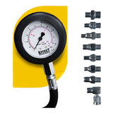 Medidor De Pressão De Óleo Motor Leve E Diesel 8 Adaptadores