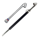 Medidor De Pressão De Pneus Profissional 150 Lbs Com Bico