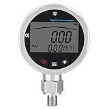 Medidor De Pressão Hidráulica Digital 400BAR 0 40Mpa Manômetro De Pressão 5800PSI Com Conector G1 4 Medidor De Pressão Digital Com Visor LCD Entrada Base Toque No Botão
