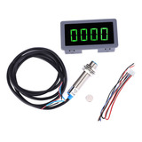 Medidor De Velocidade Do Tacômetro Do Motor Led Verde 4