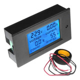 Medidor Digital Ac 80 260v Wattímetro Amperímetro Voltímetro
