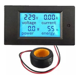Medidor Digital Ac 80 260v Wattímetro Amperímetro Voltímetro
