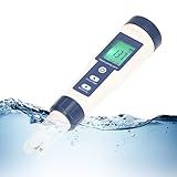 Medidor Digital De Qualidade Da água Topyond 5 Em 1 PH Salinidade Temperatura TDS EC À Prova D água Com Retroiluminação Testador Digital De água Para Uso Doméstico E Profissional