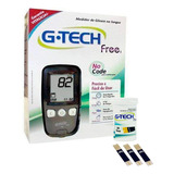 Medidor Glicose G tech Free 1 Kit Completo 60 Tiras Grátis