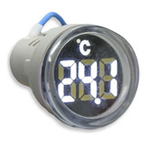 Medidor Indicador De Temperatura Para Painel 22mm Ad16 22tm