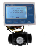 Medidor Vazão Dosador Automático Lcd Líquido Sensor 1 Pol