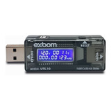 Medidor Voltagem Amperagem Testador Digital Usb Com Display