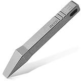 MEECN Titanium Alloy Outdoor EDC Pry Bar Tool Compact Keychain Emergency Tool Portable And Versatile Ideal For On The Go Screwdriver Label Remover Package Opener Bottle Opener Can Opener