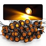 Meerkatt -pacote Com 50- Lente De Cor De Luz Lateral Com Marcador De LED De 3-4 PolegadasMeerkatt 50x-3led-Y