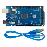 Mega 2560 R3 Ch340 Placa Compatível Com Arduino Cabo Usb