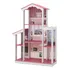 Mega Casa De Boneca Sonho 8 Cômodos Branco Rosa