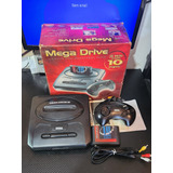 Mega Drive 3 10 Jogos Na Caixa