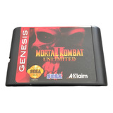 Mega Drive Jogo Mortal Kombat 2 Unlimited Paralelo