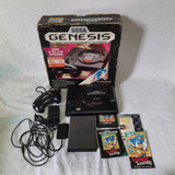 Mega Drive Sega Genesis 1 Set Sonic Cib Na Caixa