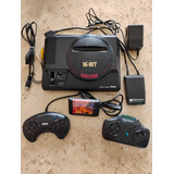 Mega Drive Sega Japonês Com Cabo fonte E 1 Controle Originais 1 Controle Genius Tij 308 Sem Fio Raridade Para Época 1 Jogo Rei Leão Original