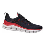 Mega Oferta Olympikus Exito Pto/verm. C/ Nf Lucaisane Tênis