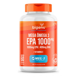 Mega Omega 3 Meg 3 Epa 1000mg Dha 400mg 60 Cps Biogens Sabor Neutro