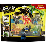 Mega Pack 6 Bonecos Elástico Heroes Of Goo Jit Zu Minis 6 Cm