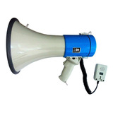 Megafone 25w Com Microfone De Mão Usb E Sirene Sk 66 Csr