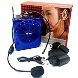 Megafone Amplificador De Voz Microfone KB 150 Azul