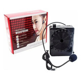Megafone Amplificador Professor Voz Microfone Radio Fm Usb