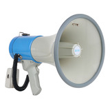 Megafone C Usb Sirene Microfone De Mão Alça 25w Sk66