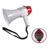 Megafone Portátil Com Microfone Sirene Musical E Gravador Ve