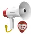 Megafone Profissional Recarregável Amplificador De Voz 260s